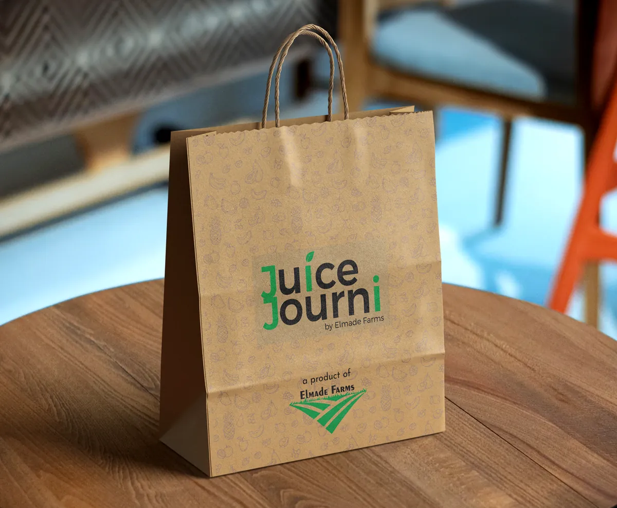Juice Journi brand identity application 1