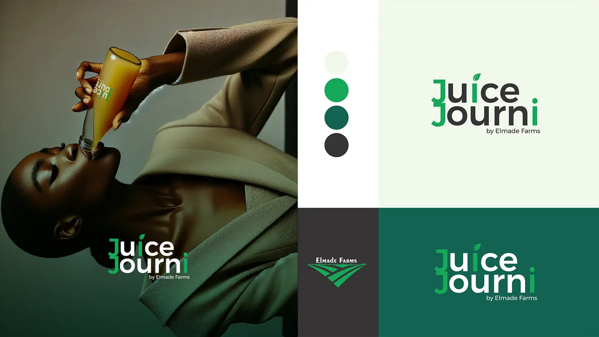 Juice Journi brand identity application 2