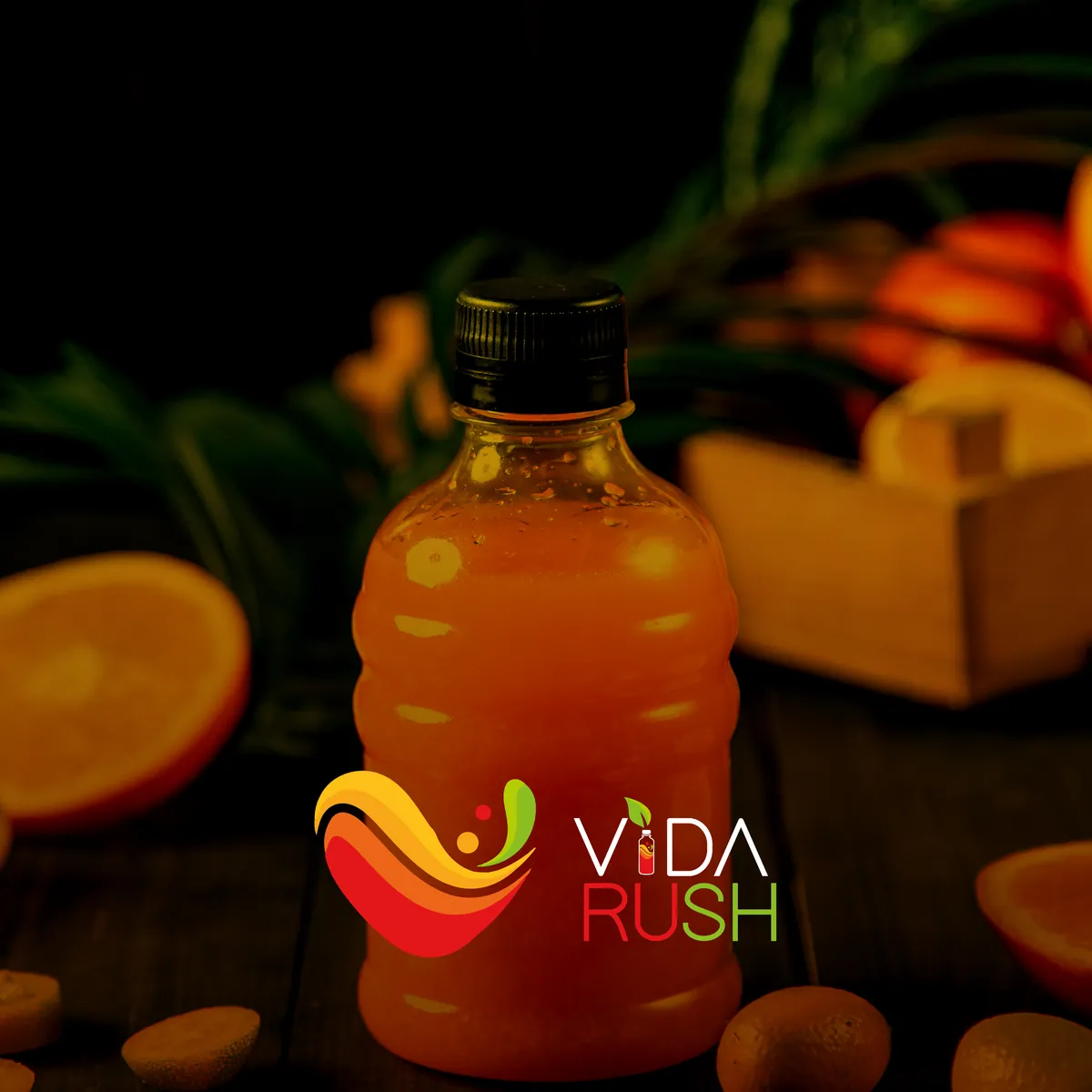 VidaRush brand identity application 1