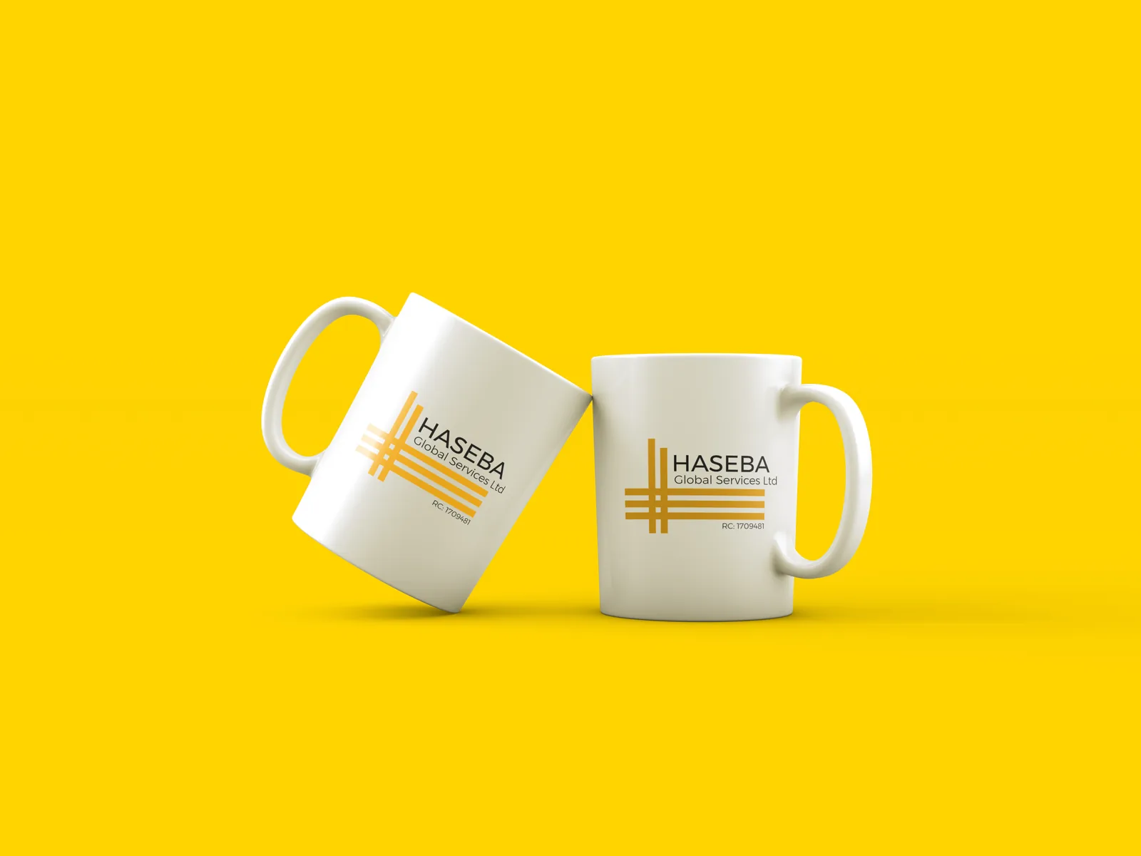 Minimal brand graphic application