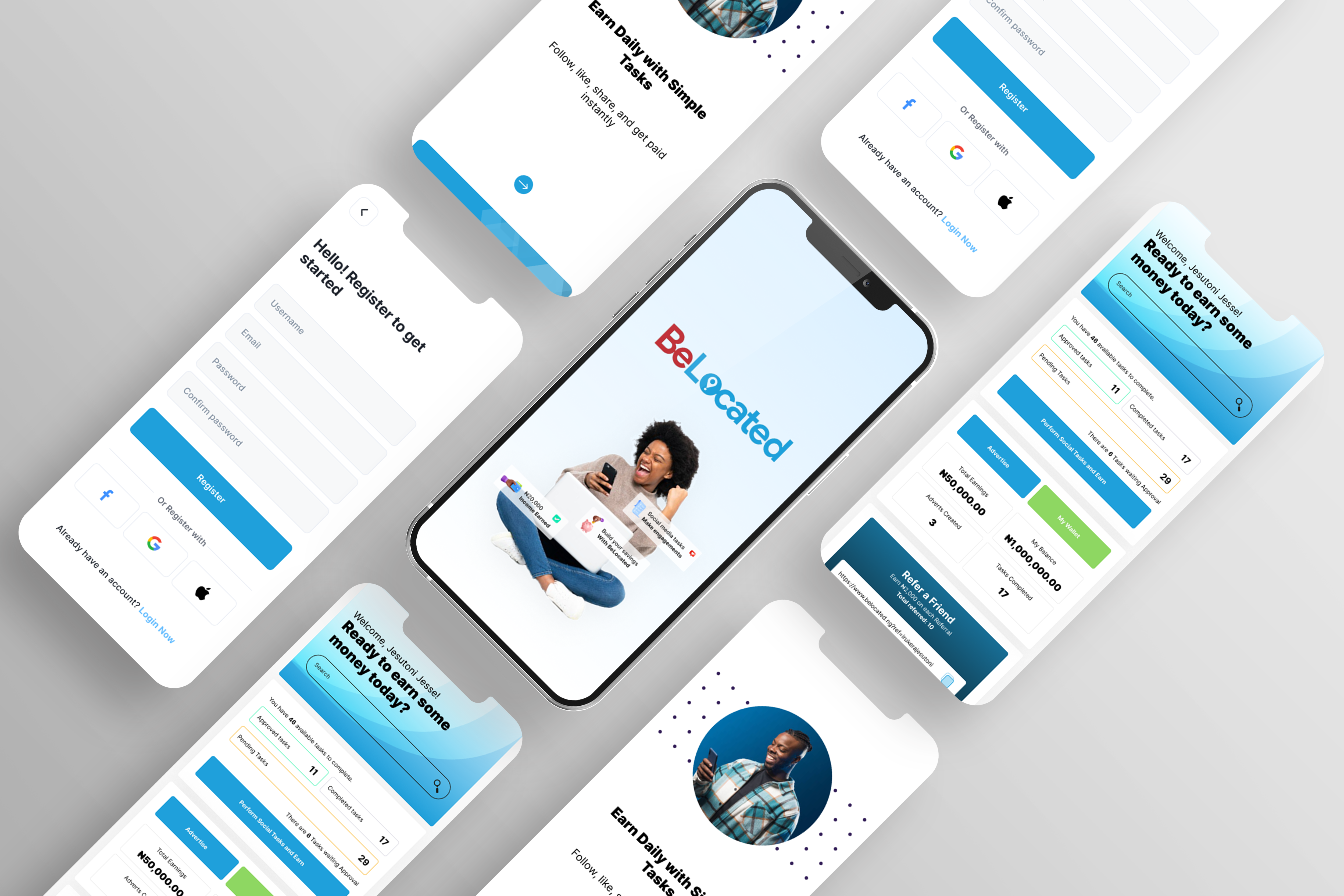 Mobile task discovery and campaign screen