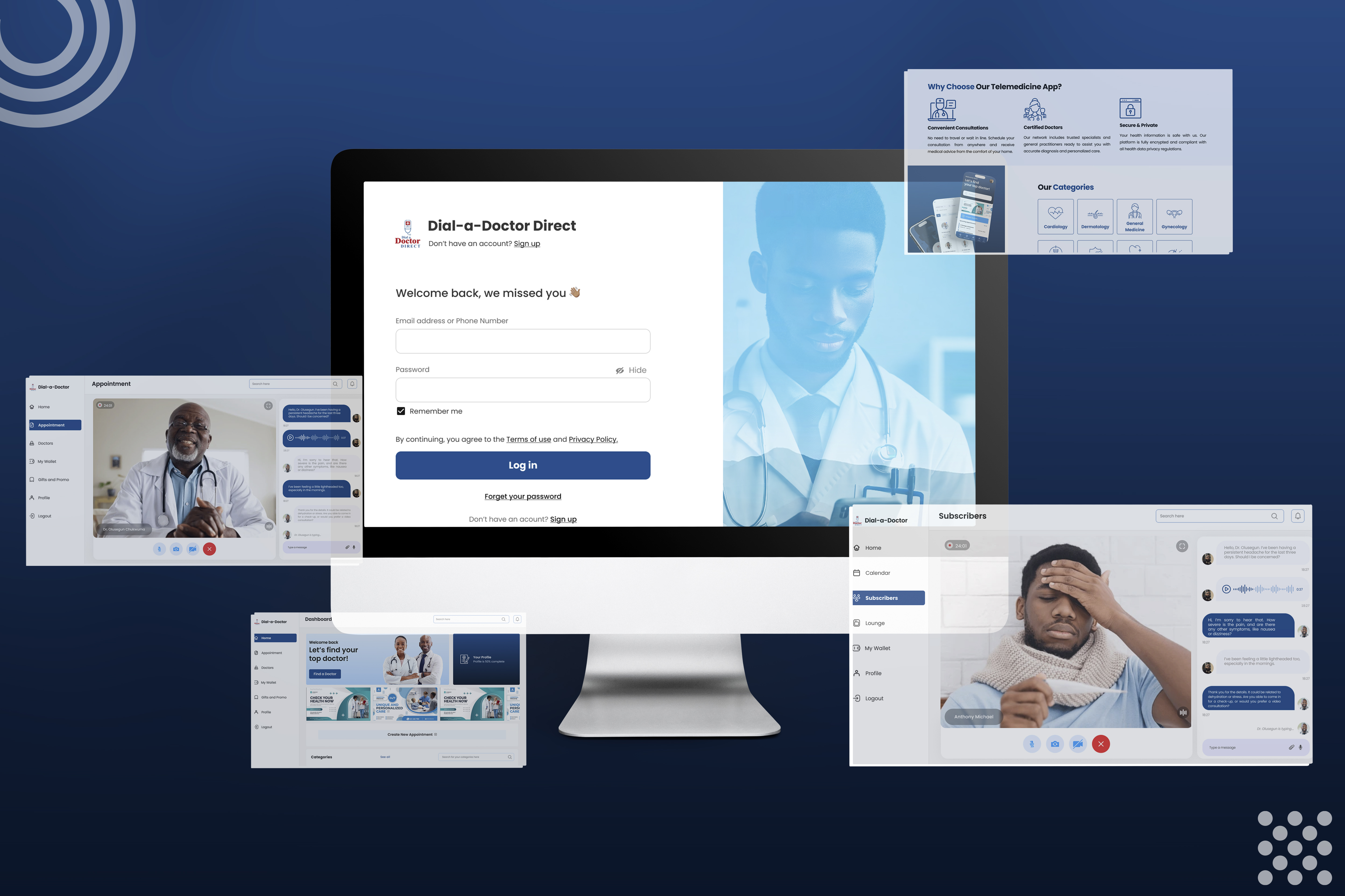 The Doctor App product design thumbnail
